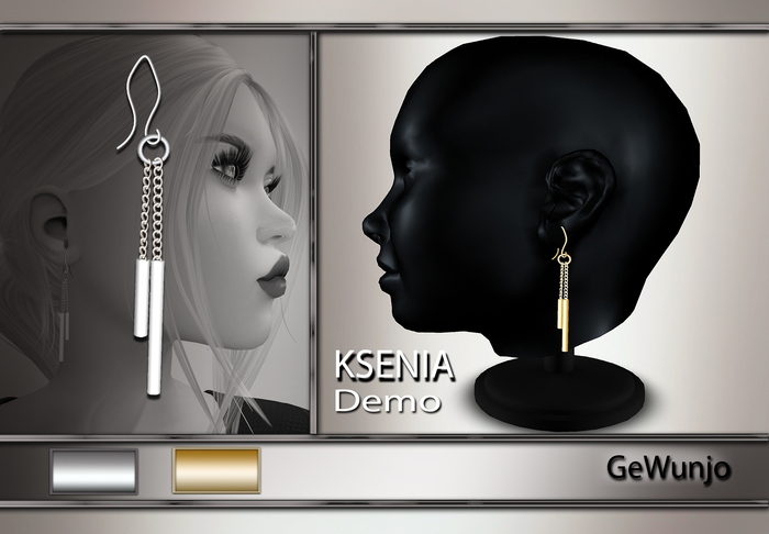 GeWunjo : KSENIA earrings DEMO