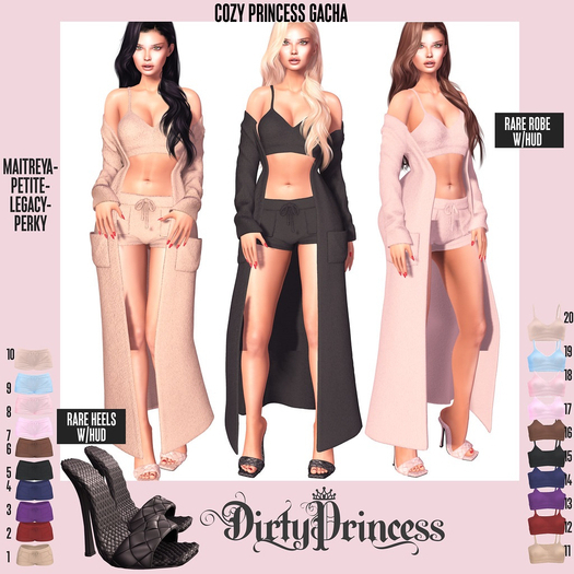 DIRTY PRINCESS- Cozy Princess Shorts Legacy COMMON 3