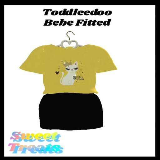 Sweet Treats- Skirt Fit-Yellow kitty-boxed