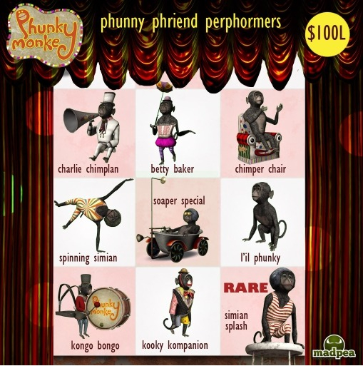 MadPea Phunky Monkey- Simian Splash (rez) RARE