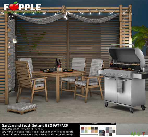 Fapple- Garden and Beach BBQ FATPACK