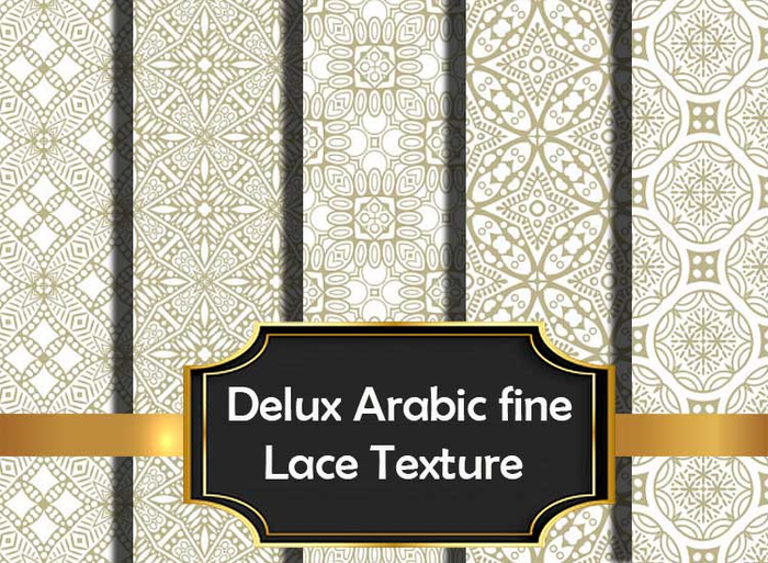 Delux Arabic fine Lace texture seamless V. 1