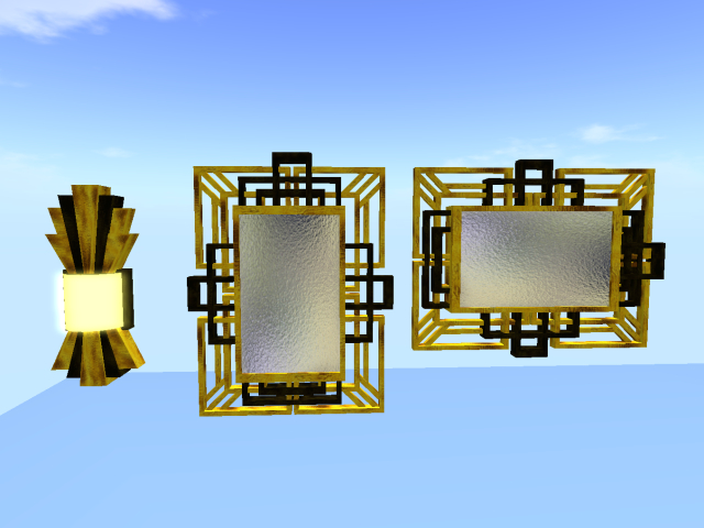 Art Deco frames and lamp - FULL PERM