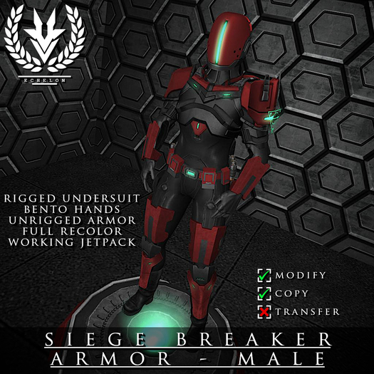 [Echelon] // Siege Breaker Armor - Male
