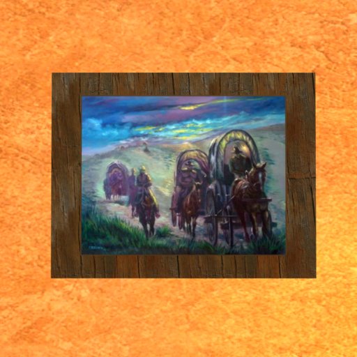 framed painting - Exodus