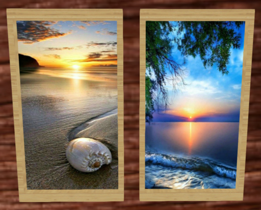 Sunrise & Sunset Pictures Framed v3