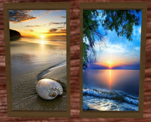 Sunrise & Sunset Pictures Framed v2