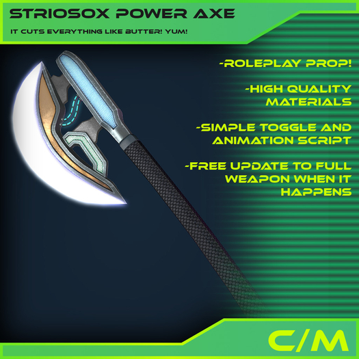 [CKC] Striosox Power Axe