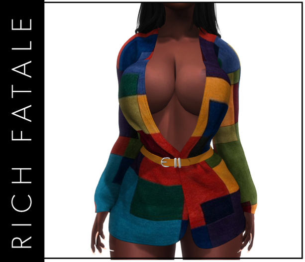 $RICH FATALE - JESSICA BLAZER DRESS - SAHARA