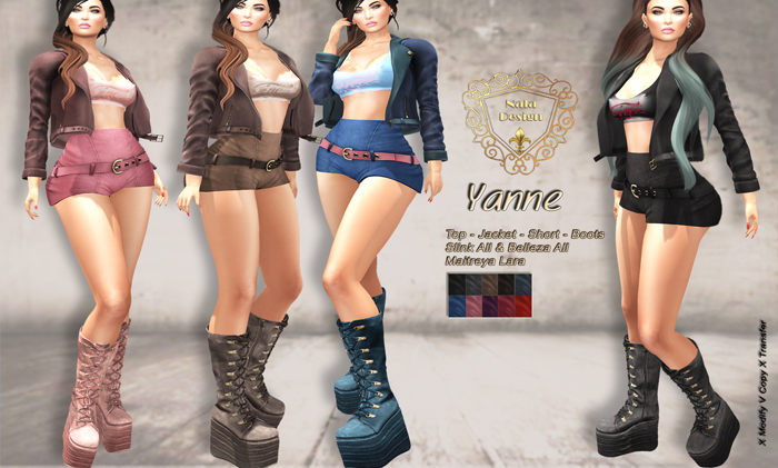 Nala Design - Yanne Outfit -  Mesh Bodies