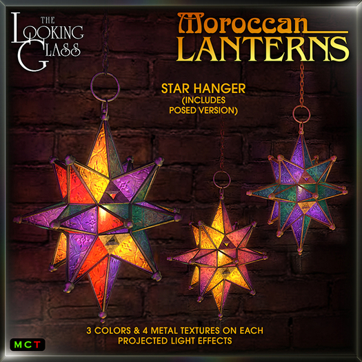 TLG - Moroccan Lanterns -Star Hanger