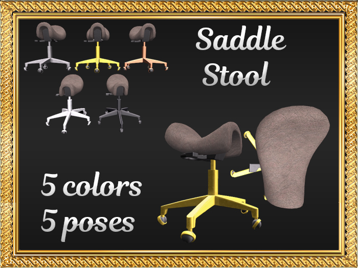 RI-SADDLE STOOL 5 COLORS 2PEACH