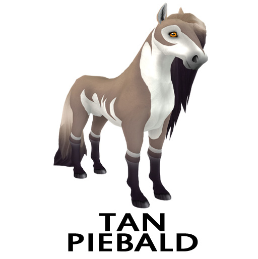 Amaretto Breedable Bundle. Female. Tan Piebald. Eye Rage. Ear Tip Red. Wing Bloody. Horn Bloody Spirit. Saddle Aurelian