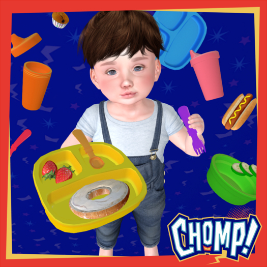[Pretty Please] Plastic Toddler Tableware + Food