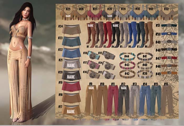 #11 - Addams - Zara Pants with Fringes - Maitreya
