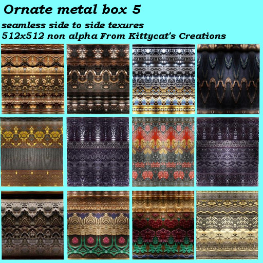 Ornate Metal 5 box