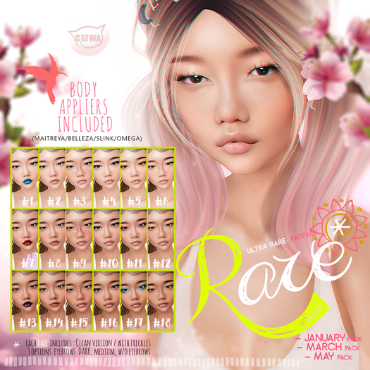 Pumec Rave #7 --- March - CATWA SKIN App. -`ღ´-