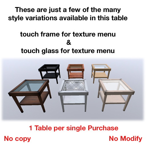2 prim Sculpted Multie End Table