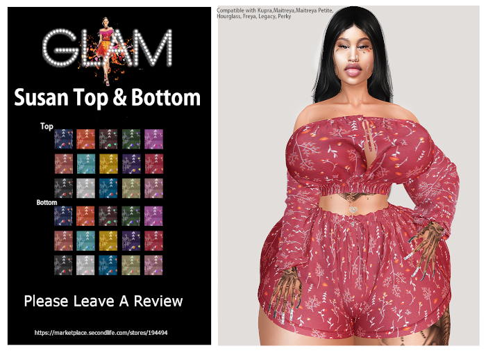 ***Susan Top & Bottom W/HUD Fatpack***