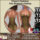 Freya's Fashions Tula (Yellow)
