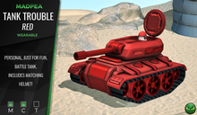 MadPea Tank Trouble - Red