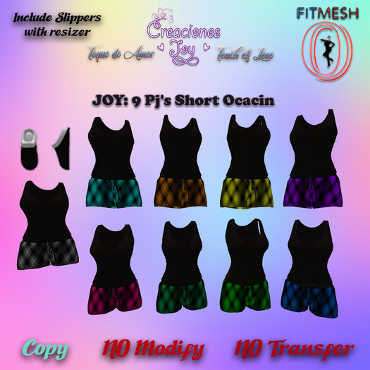 JOY: OCACIN 9 PJ'S SHORT