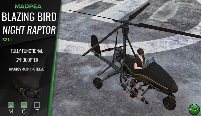 MadPea Blazing Bird - Night Raptor