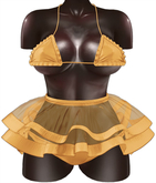 Kaithleen's Casey Tutu Lingerie - Mustard