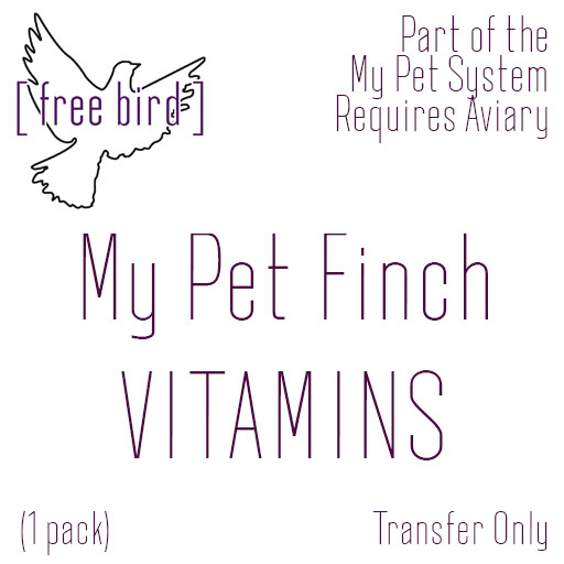 [ free bird ] My Pet Finch Vitamins