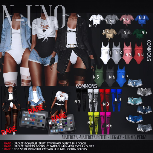 N-Uno - Lucky Bodysuit // N 6 // Maitreya