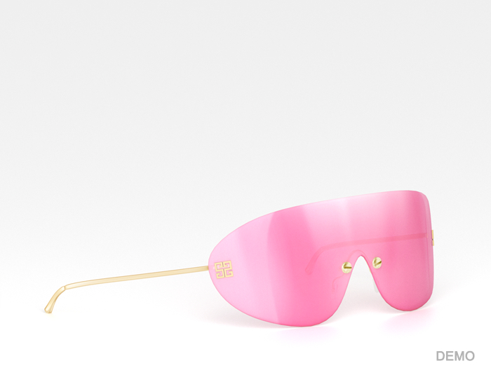 Salvadori - Demo 'Dana' Rimless Shield Sunglasses