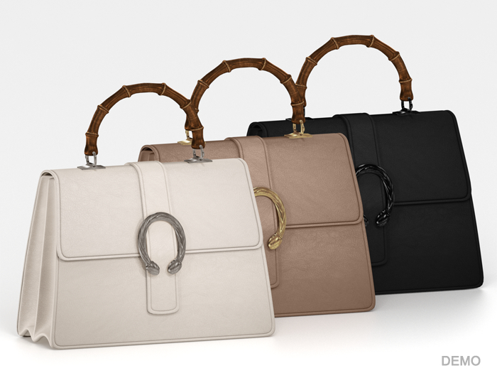 Salvadori - Demo 'Bacchus' Bamboo Top Handle Bag