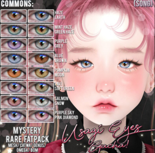 {S0NG} Usagi Eyes Gacha - MYSTERY RARE