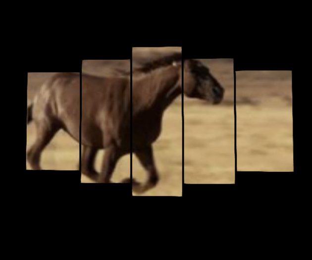 WALL-E PICTURE FRAME HORSE ANIMATED