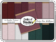 Oodles of Doodles - Dusty Rose Wallpaper