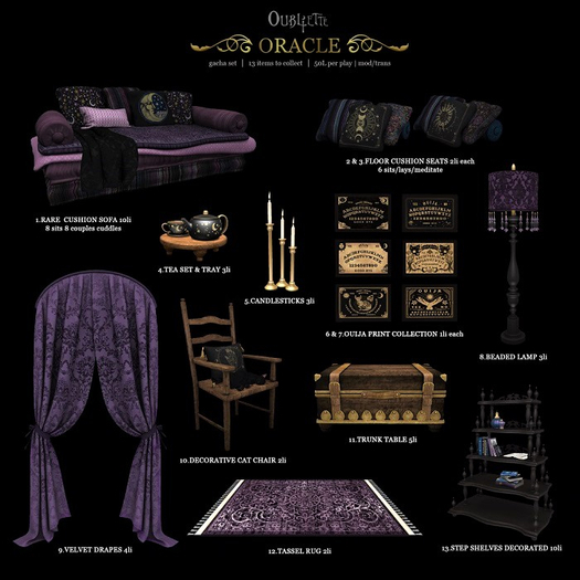 Oubliette- Oracle Trunk Table (bagged)