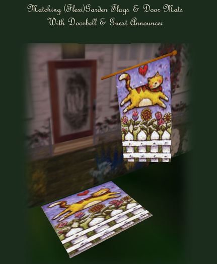 Garden Set Leaping Kitty *CHB*