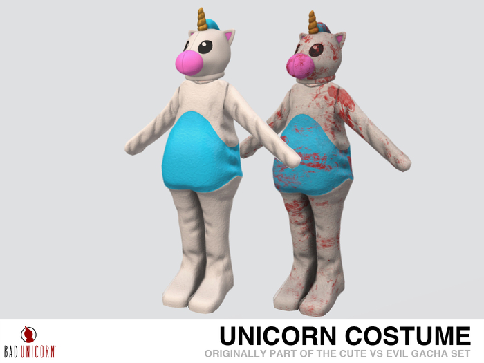 Unicorn Costume (Previously - Cute vs Evil Gacha Set)
