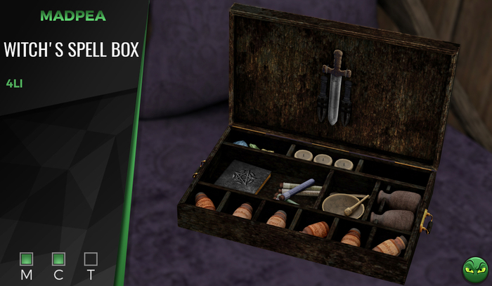 MadPea Witch's Spell Box