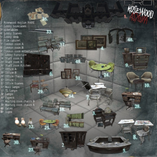 1-Asylum-Rosewood Asylum RARE
