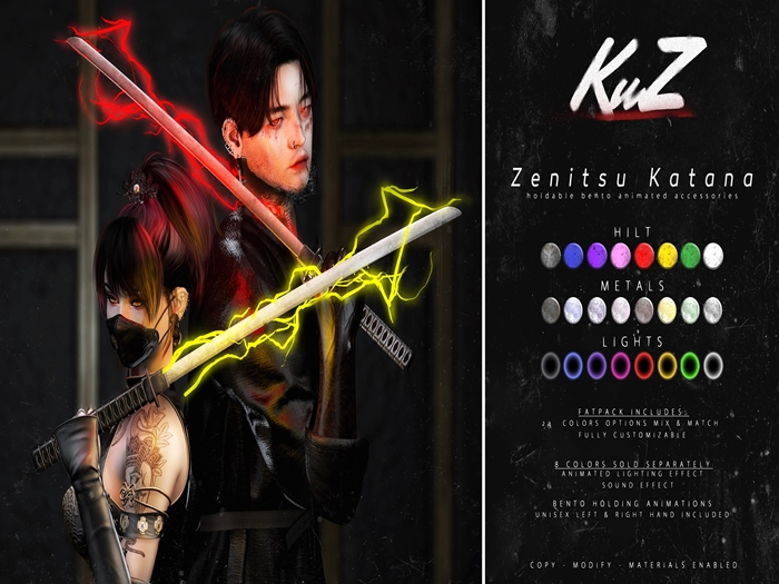 KuZ -  Zenitsu Katana - FATPACK