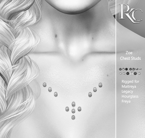 *PKC* Zoe Chest Studs DEMO