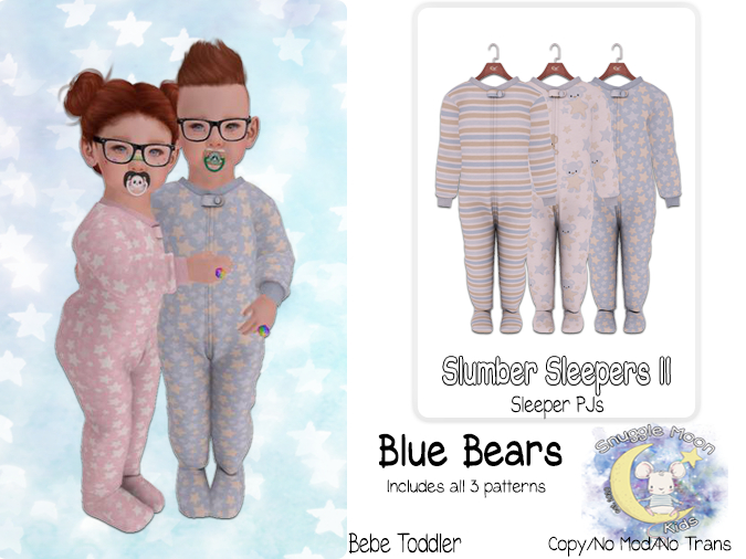 {SMK} Slumber Sleeper II - Blue Bears - [Add Me]