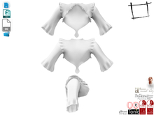 Dae Obj FBX For Women's Fantasy Top Slink, Maitreya, Belleza, Tonic, Legacy, Ocacin Standard