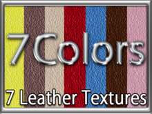 Zoy Texture [ Leather Texture 04 ] Seamless - 7 Colors