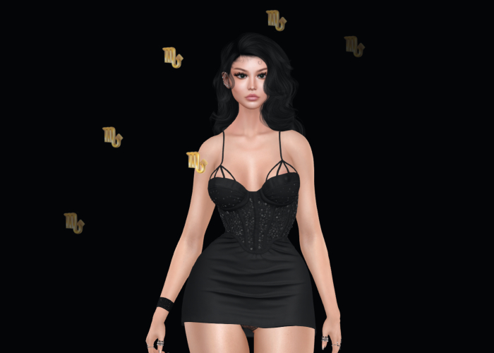 {Luxy} Zodiac Aura - Gold - Scorpio {Add}