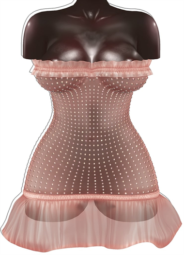 Kaithleen's Andrejka Dress - Peach