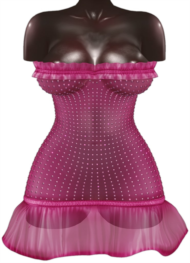 Kaithleen's Andrejka Dress - Lipstick