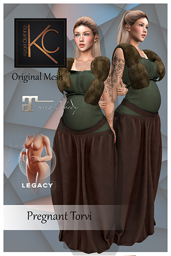 Kc Pregnant Torvi blu