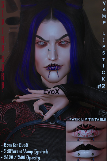 !SIDIKA SAKA! Vamp Lipstick #2 EvoX 